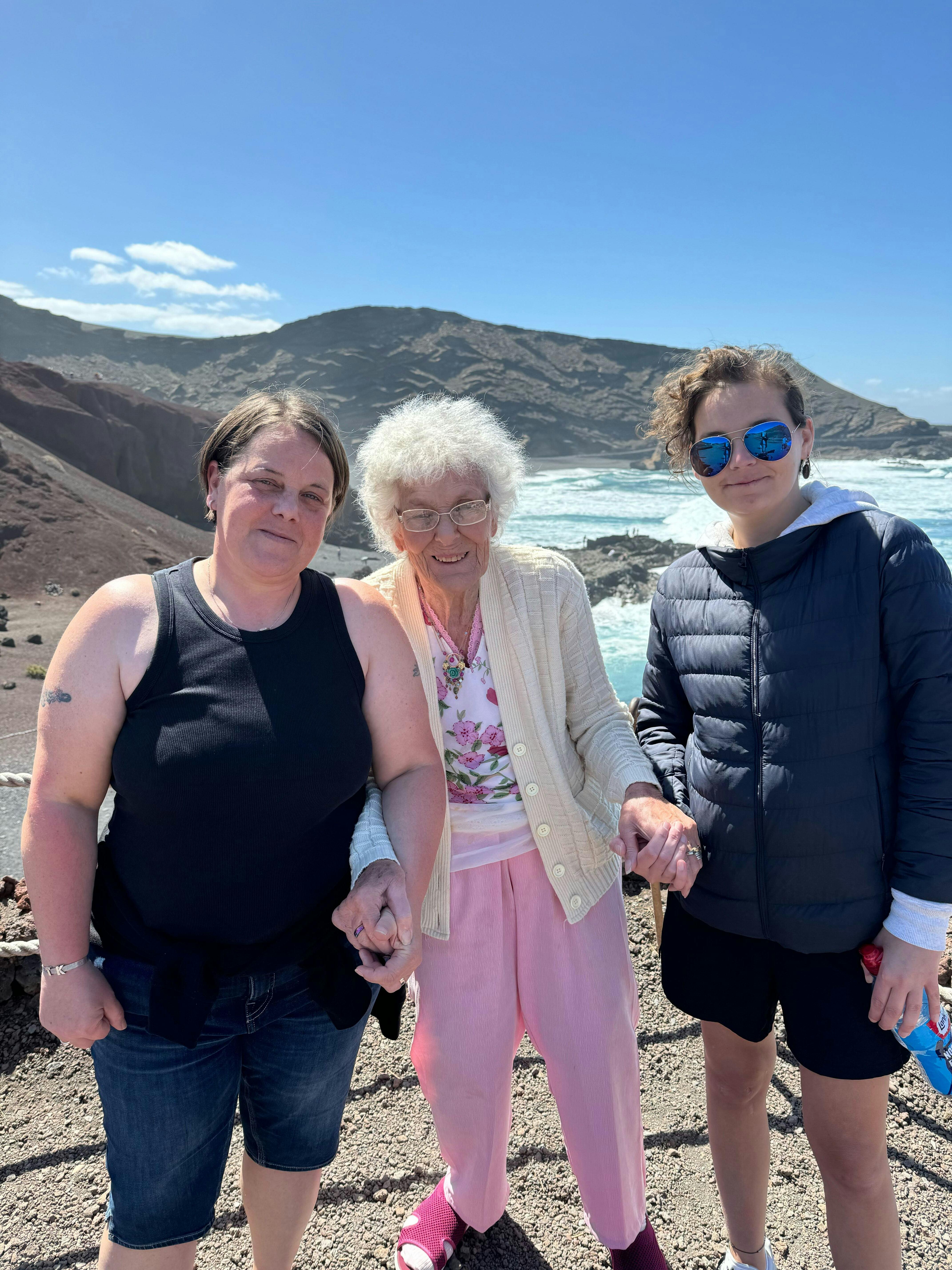 Customers and staff in lanzarote