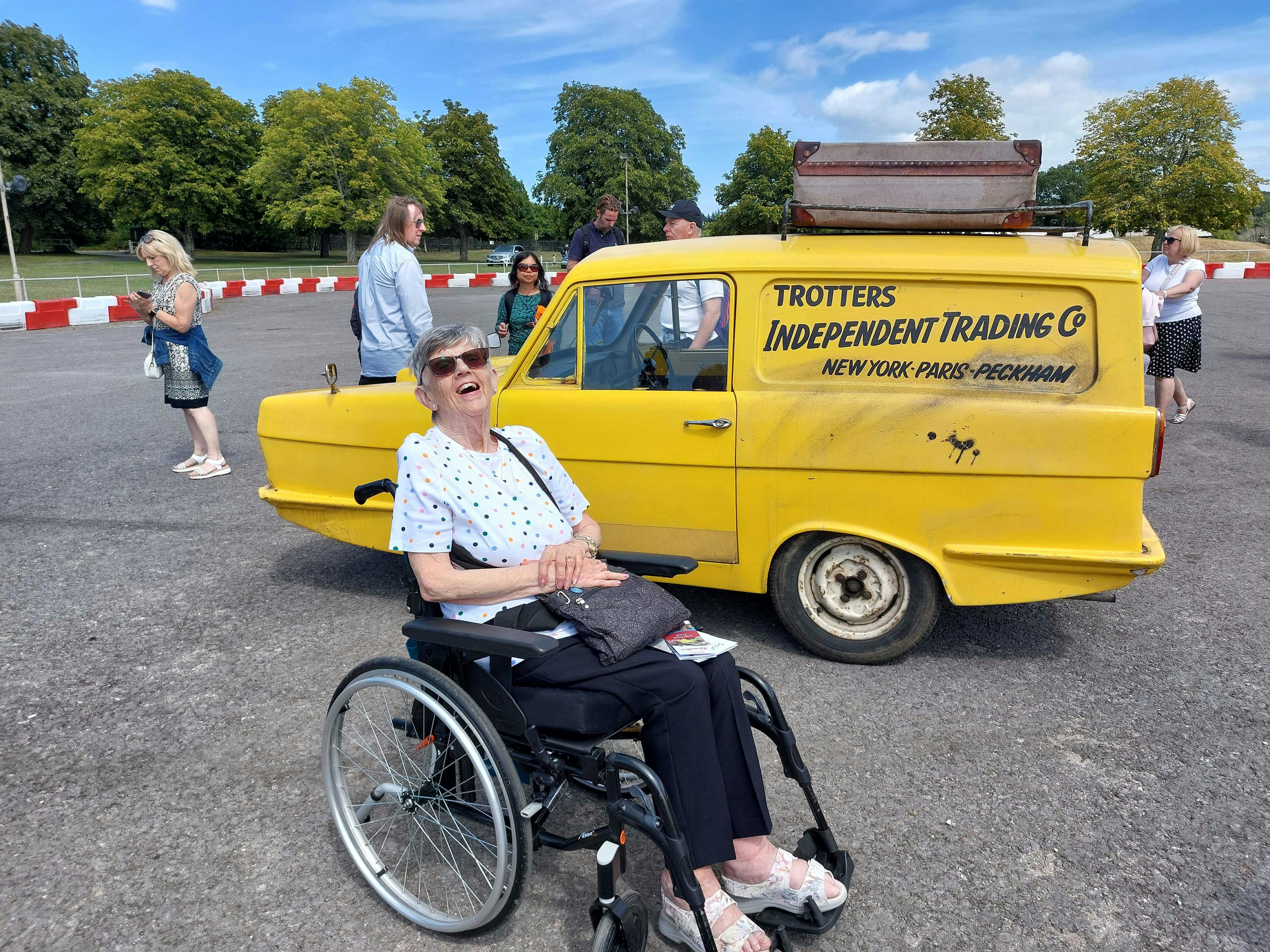 Customer at Beaulieu Motor Museum
