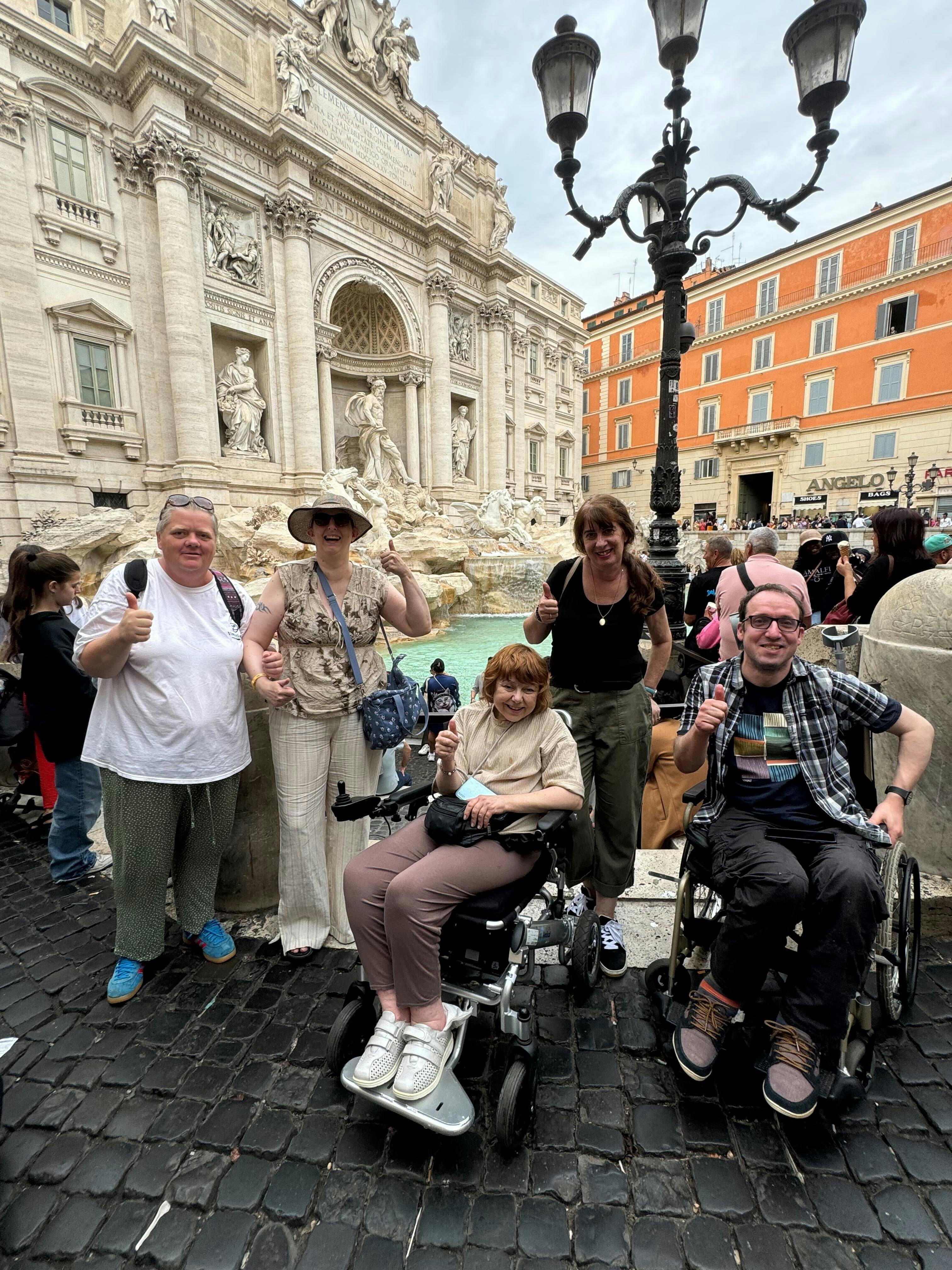 Customers in Rome, Italy