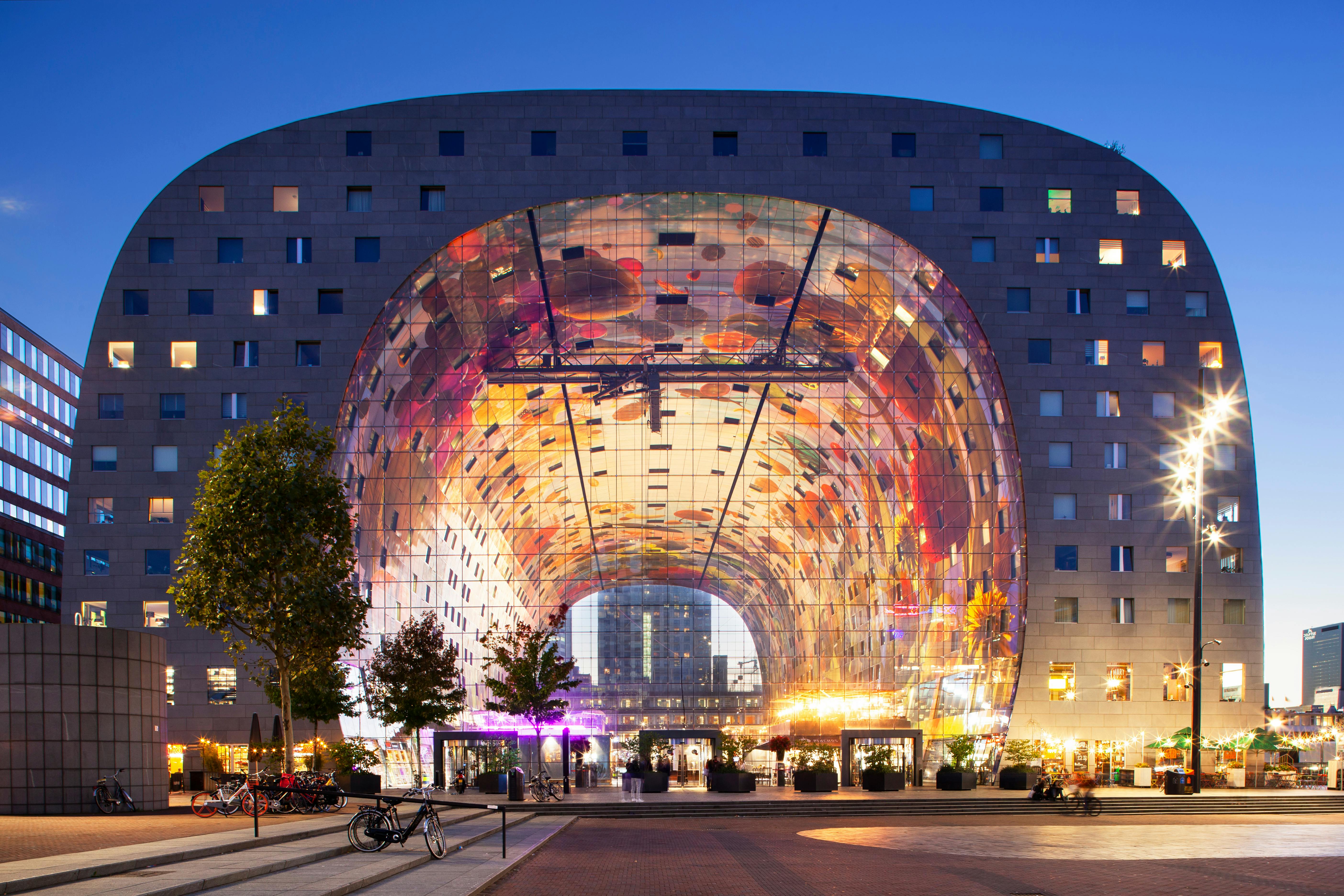 Rotterdam Holland, Markthal Market
